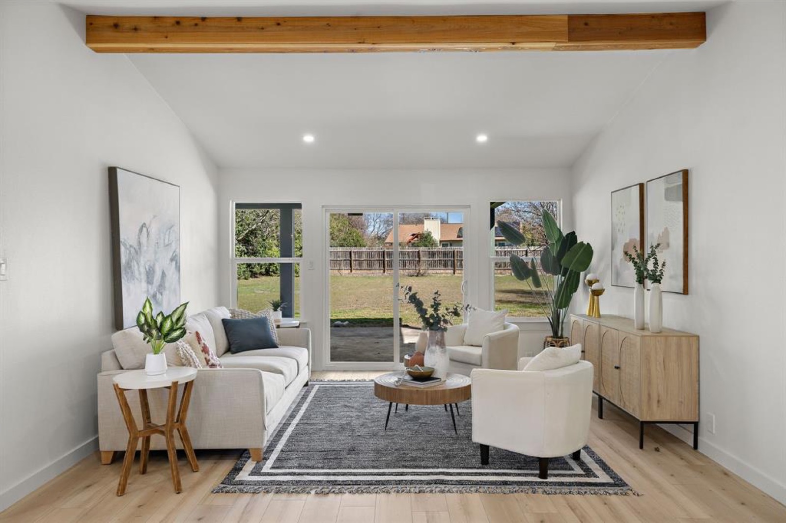 Occupied home being styled for sale