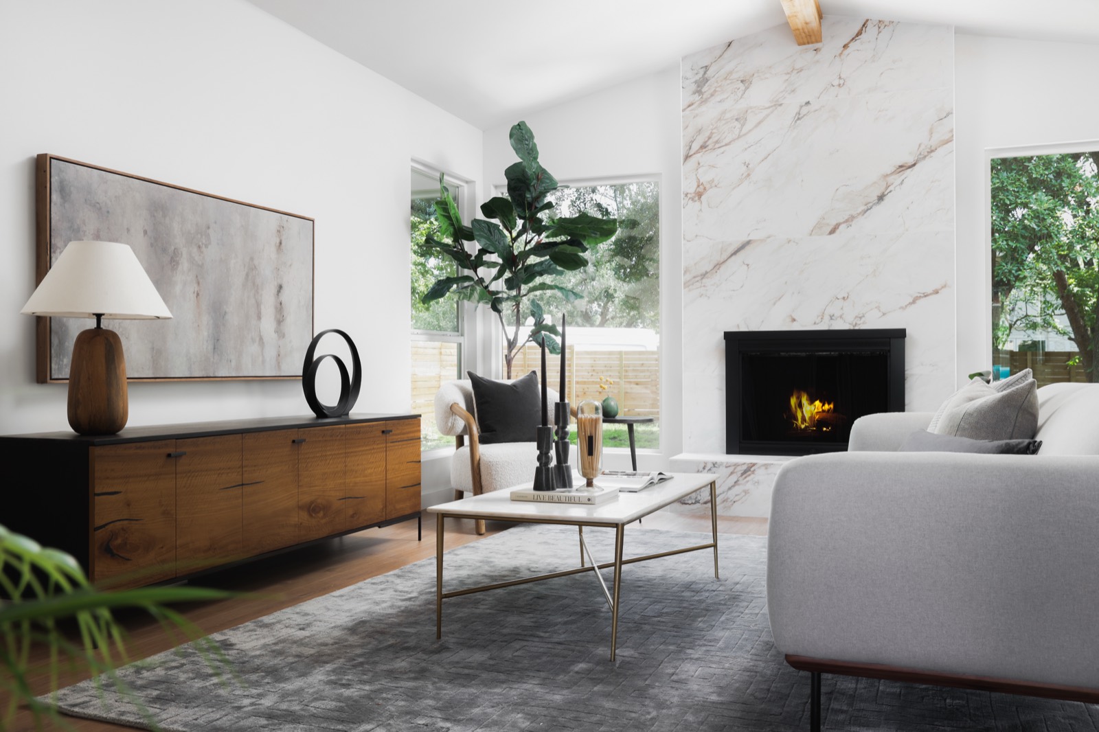Modern Austin living room